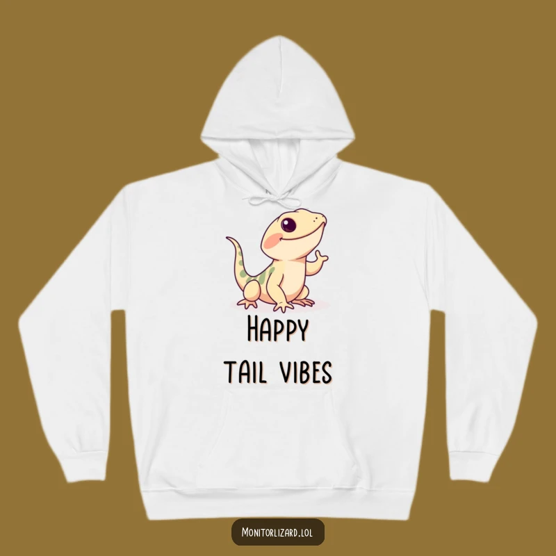 Funny Monitor Lizard Wiggle Hoodie: Cozy & Cheerful Comfort