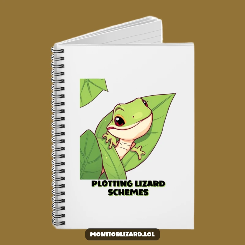 Funny Monitor Lizard Notebook: Secret Thoughts Journal
