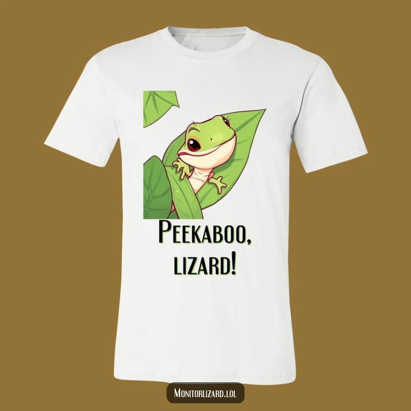 Funny Monitor Lizard Tee: Sneaky Jungle Style Shirt